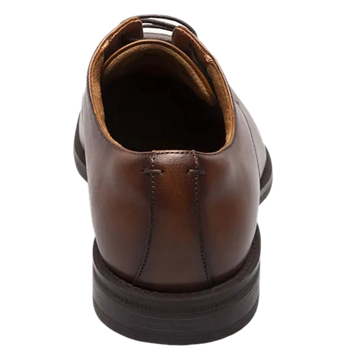 Dress*Florsheim Men's , Santucci Moc Toe Oxford Cognac