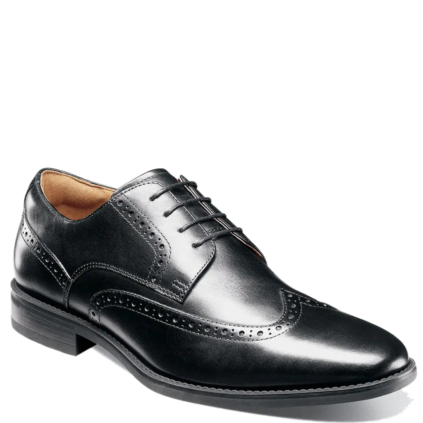 Dress*Florsheim Men's , Santucci Wingtip Oxford Black