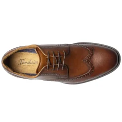 Dress*Florsheim Men's , Santucci Wingtip Oxford Cognac