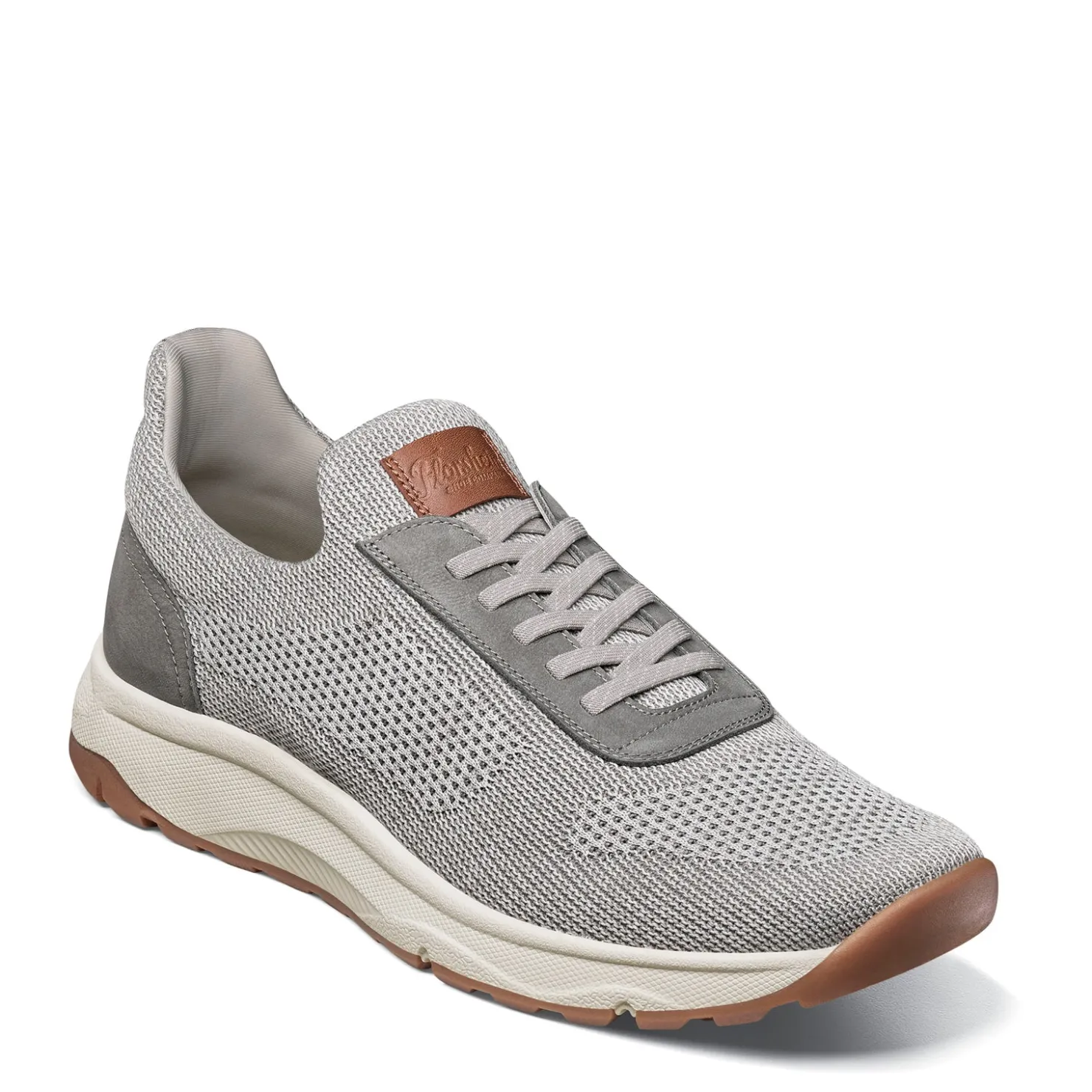 Sneakers & Athletics*Florsheim Men's , Satellite Knit Slip-On Sneaker Gray Knit/Nubuck