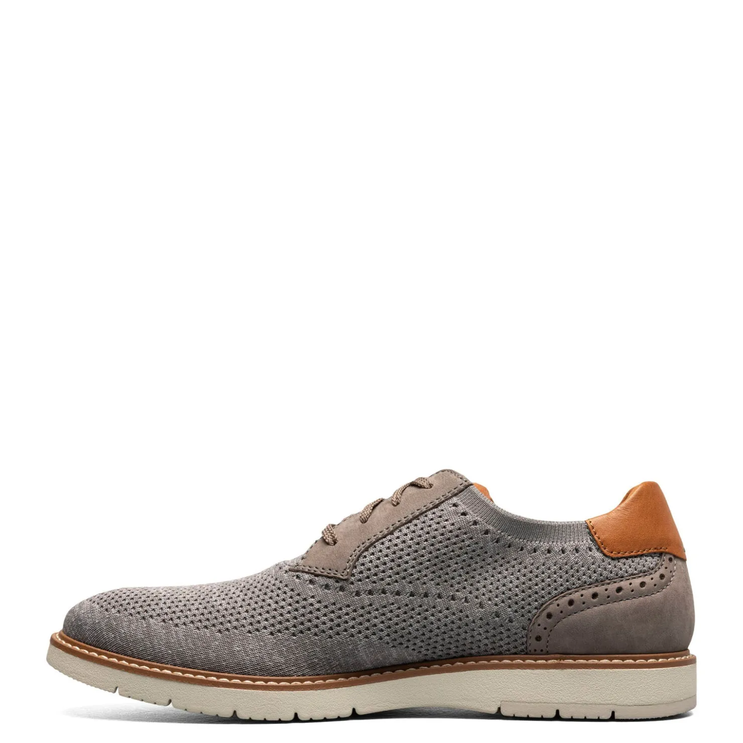 Dress*Florsheim Men's , Vibe Knit Plain Toe Oxford Gray