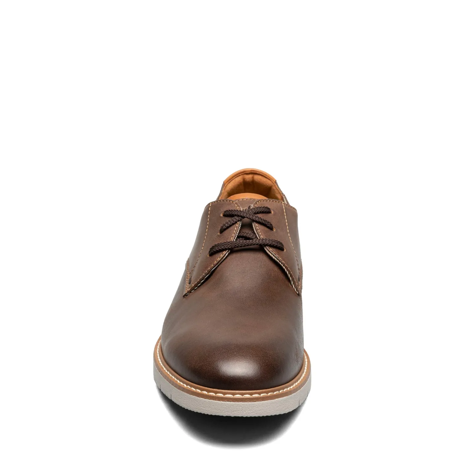 Dress*Florsheim Men's , Vibe Plain Toe Oxford Brown Crazy Horse