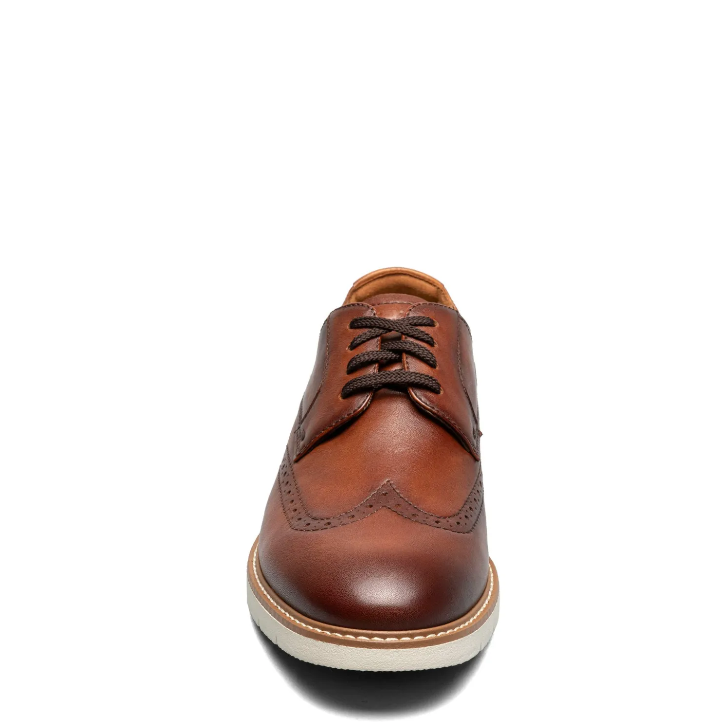 Dress*Florsheim Men's , Vibe Wingtip Oxford Cognac Beige