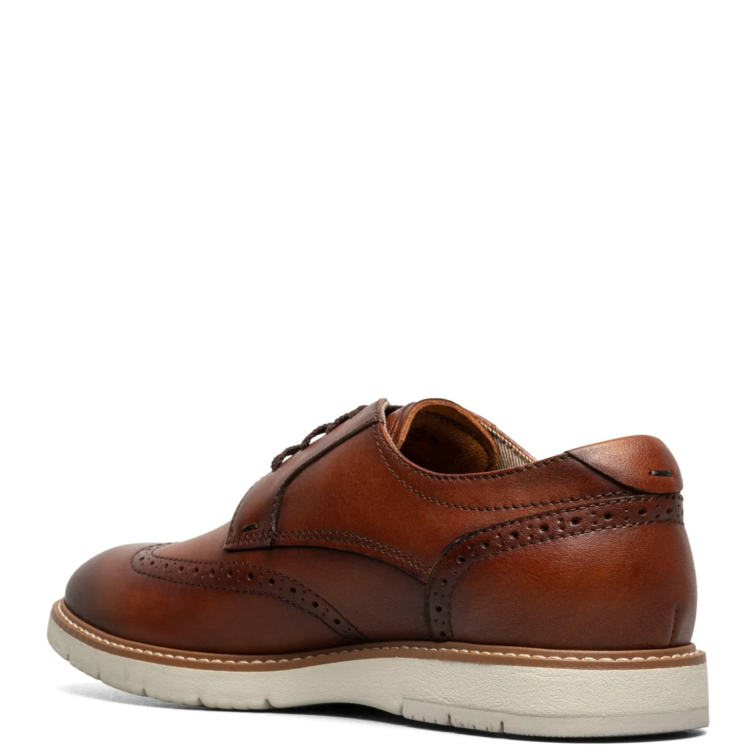 Dress*Florsheim Men's , Vibe Wingtip Oxford Cognac Beige