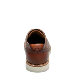 Dress*Florsheim Men's , Vibe Wingtip Oxford Cognac Beige