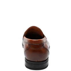 Loafers*Florsheim Men's , Zaffiro Moc Toe Penny Loafer Cognac