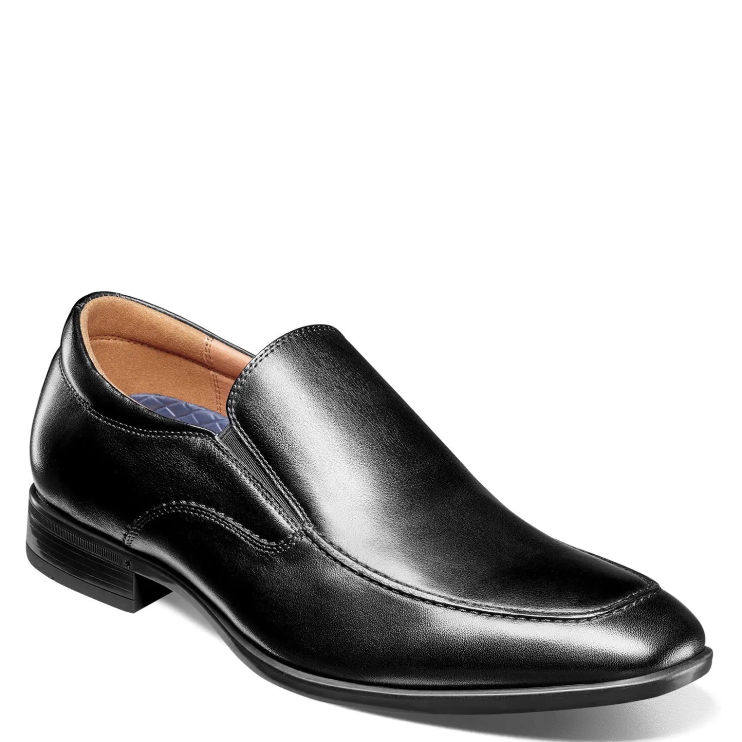 Dress*Florsheim Men's , Zaffiro Moc Toe Venetian Loafer Black
