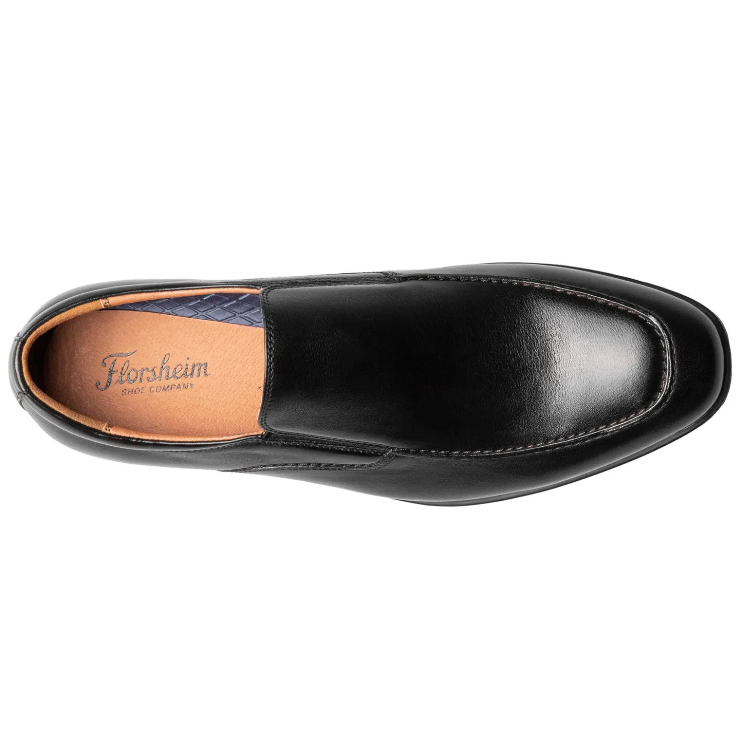Dress*Florsheim Men's , Zaffiro Moc Toe Venetian Loafer Black