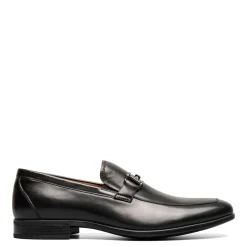 Dress*Florsheim Men's , Zaffiro Moc Toe Bit Loafer Black