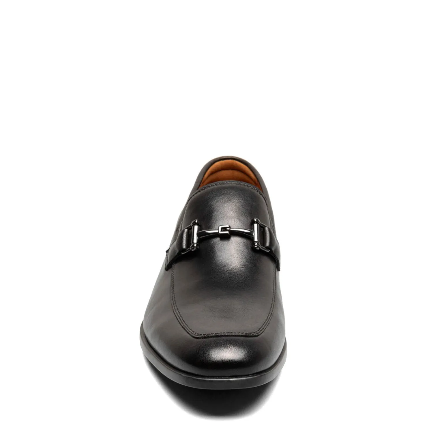 Loafers*Florsheim Men's , Zaffiro Moc Toe Bit Loafer Black