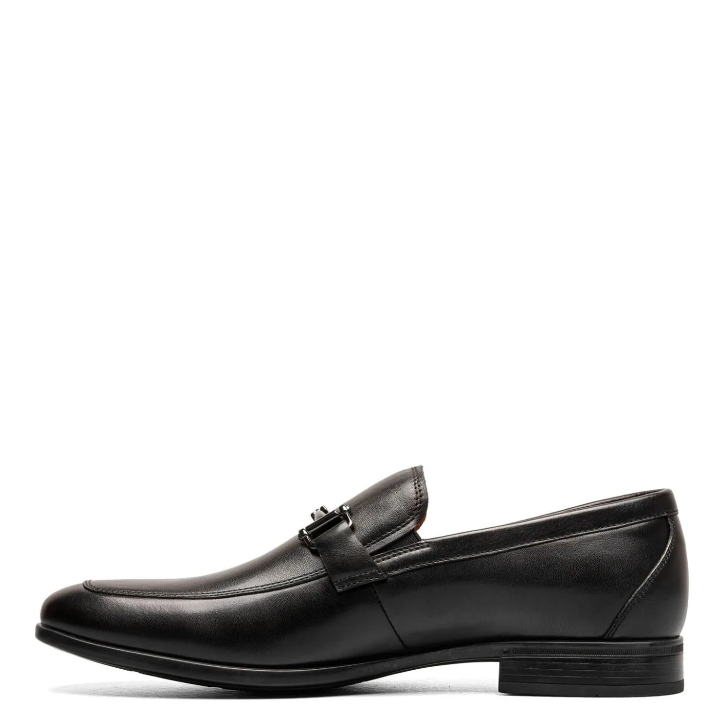 Loafers*Florsheim Men's , Zaffiro Moc Toe Bit Loafer Black