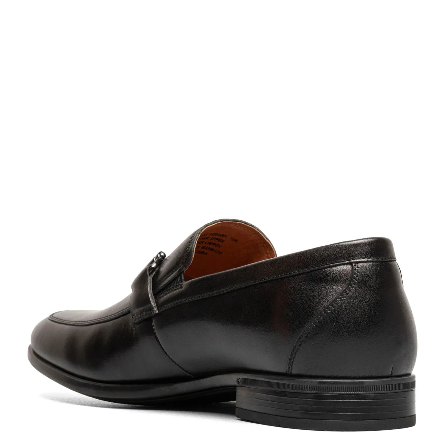 Loafers*Florsheim Men's , Zaffiro Moc Toe Bit Loafer Black