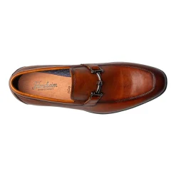 Loafers*Florsheim Men's , Zaffiro Moc Toe Bit Loafer Cognac