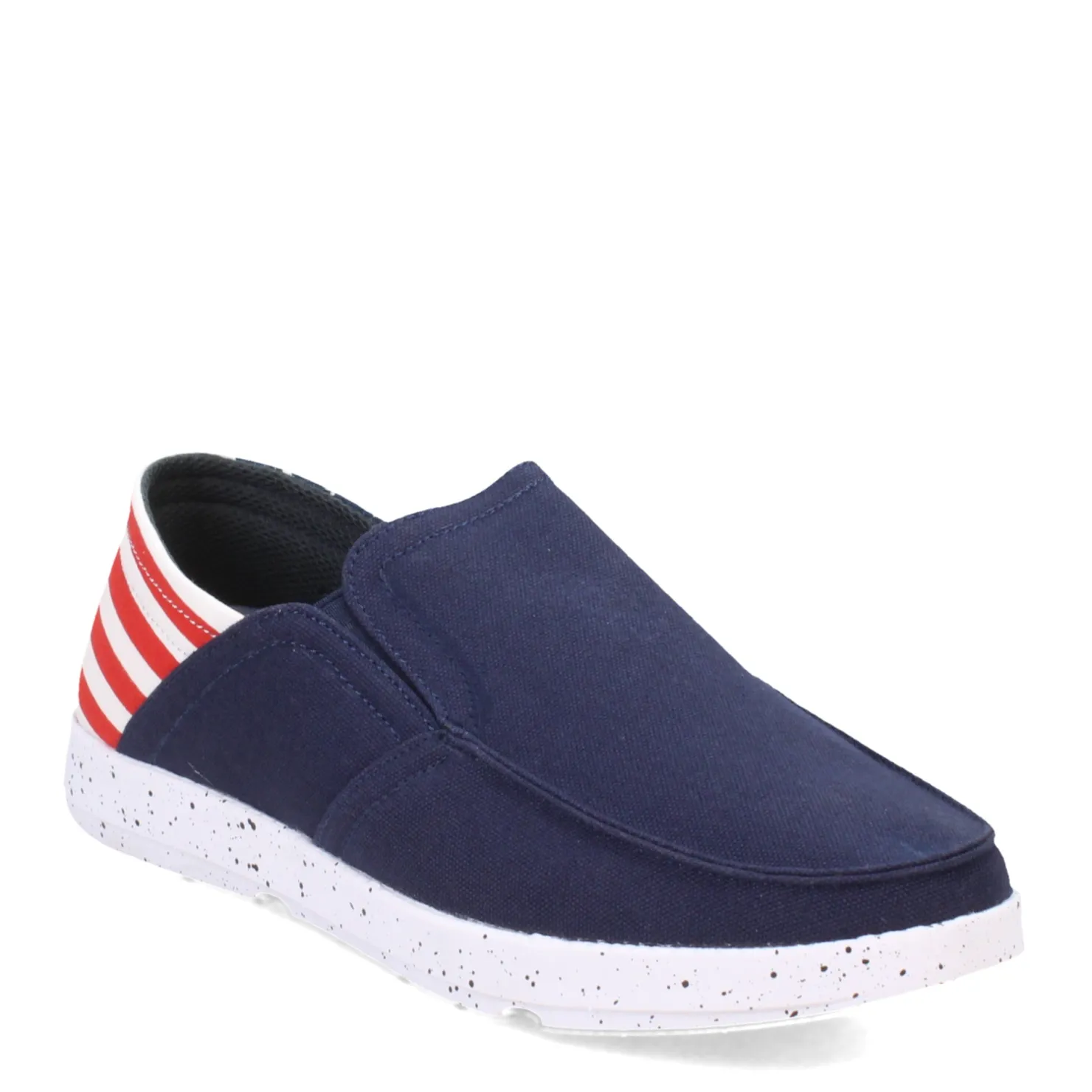 Sneakers & Athletics*Island Surf Co Men's mpany, Laguna Slip-On Blue Flag
