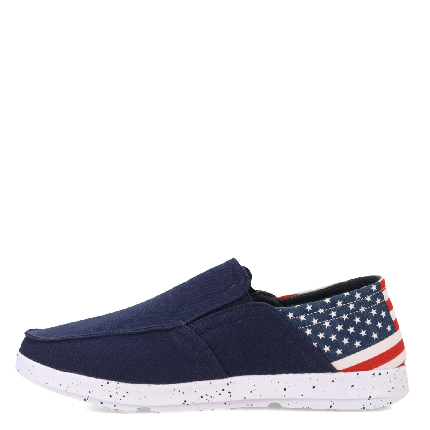 Sneakers & Athletics*Island Surf Co Men's mpany, Laguna Slip-On Blue Flag