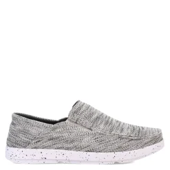 Loafers*Island Surf Co Men's mpany, Laguna Slip-On Grey