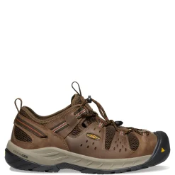 Sneakers & Athletics*KEEN Utility Men's , Atlanta Cool II Steel Toe Work Shoe Shitake/Rust