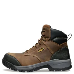 Boots*KEEN Utility Men's , Evanston 6-inch ESD Composite Toe Work Boot Bison/Black