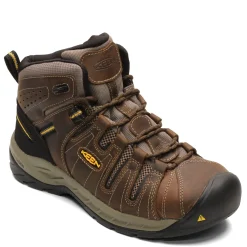 Boots*KEEN Utility Men's , Flint II Mid Work Boot Cascade Brown