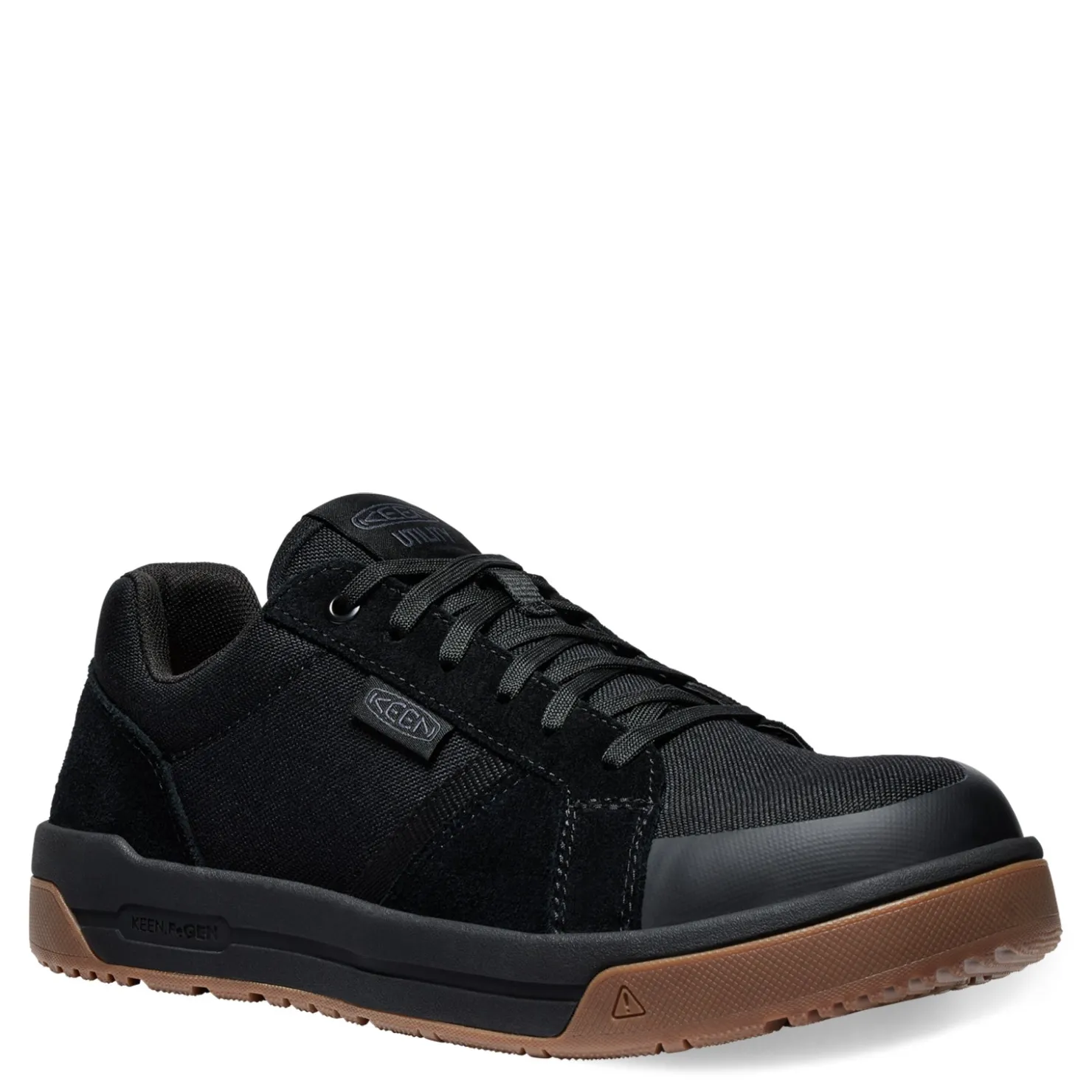 Work & Safety*KEEN Utility Men's , Kenton Low Carbon Toe Work Shoe Black/Gum