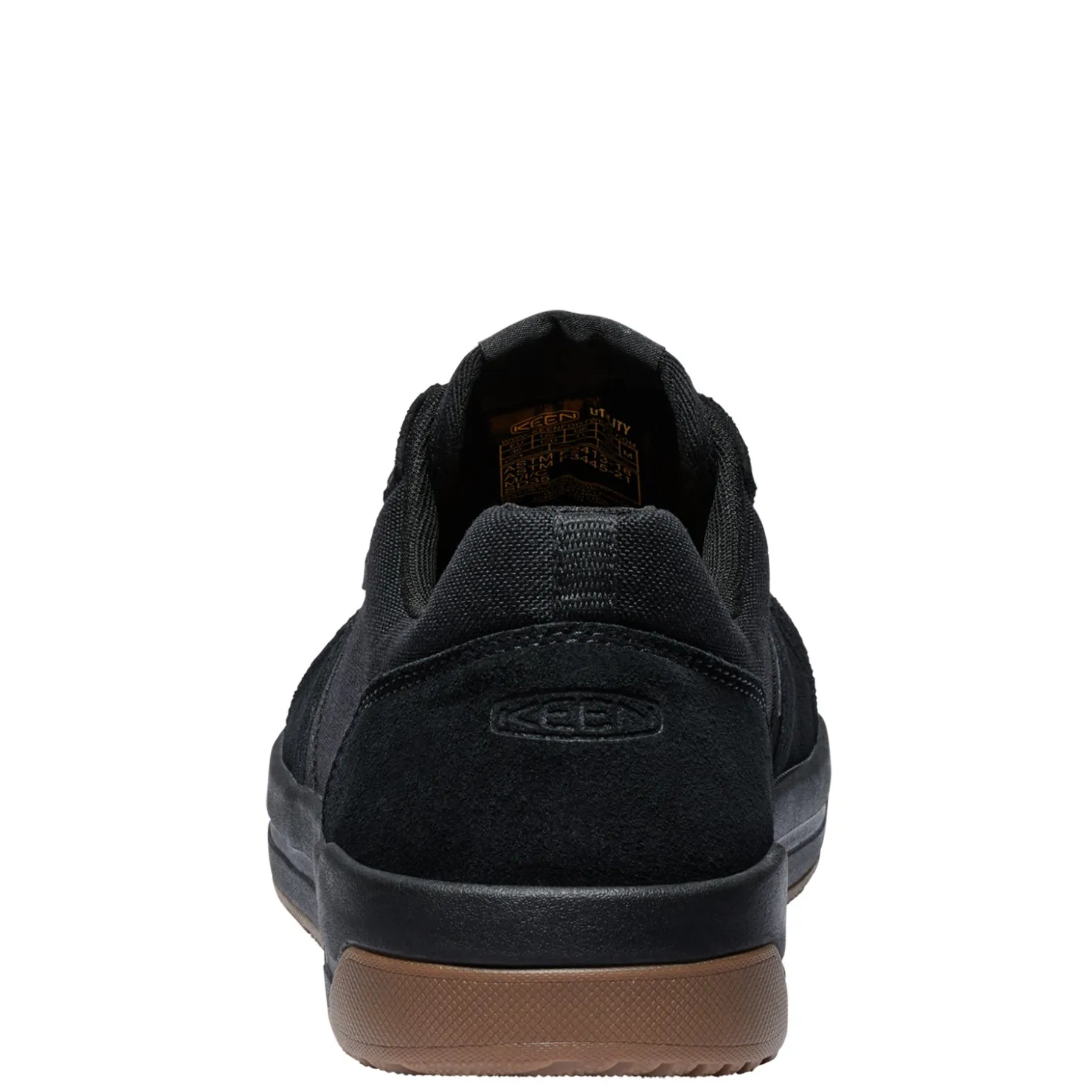 Work & Safety*KEEN Utility Men's , Kenton Low ESD Carbon Toe Work Shoe Black/Gum