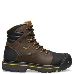 Boots*KEEN Utility Men's , Milwaukee 6" Waterproof Steel Toe Work Boot Dark Earth