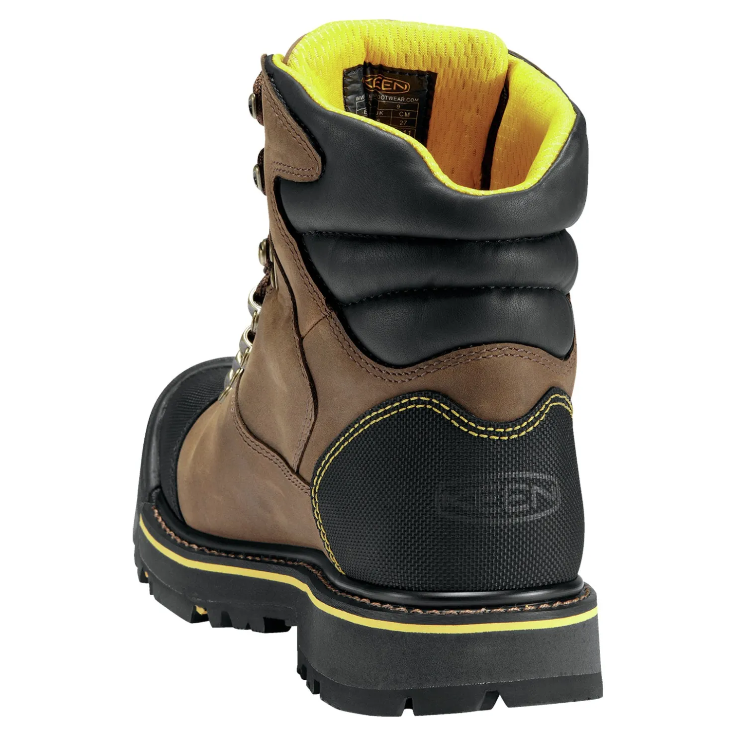 Boots*KEEN Utility Men's , Milwaukee 6" Waterproof Steel Toe Work Boot Dark Earth