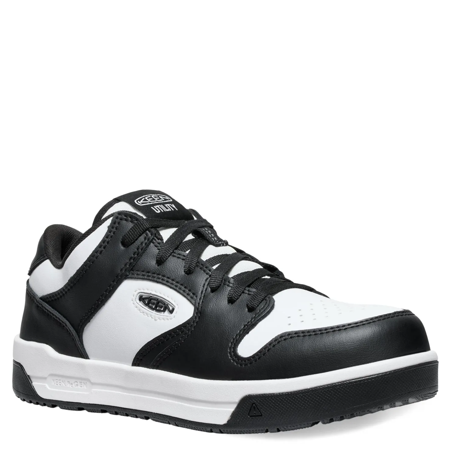 Work & Safety*KEEN Utility Men's , Overton Comp Toe Work Sneaker White/Black