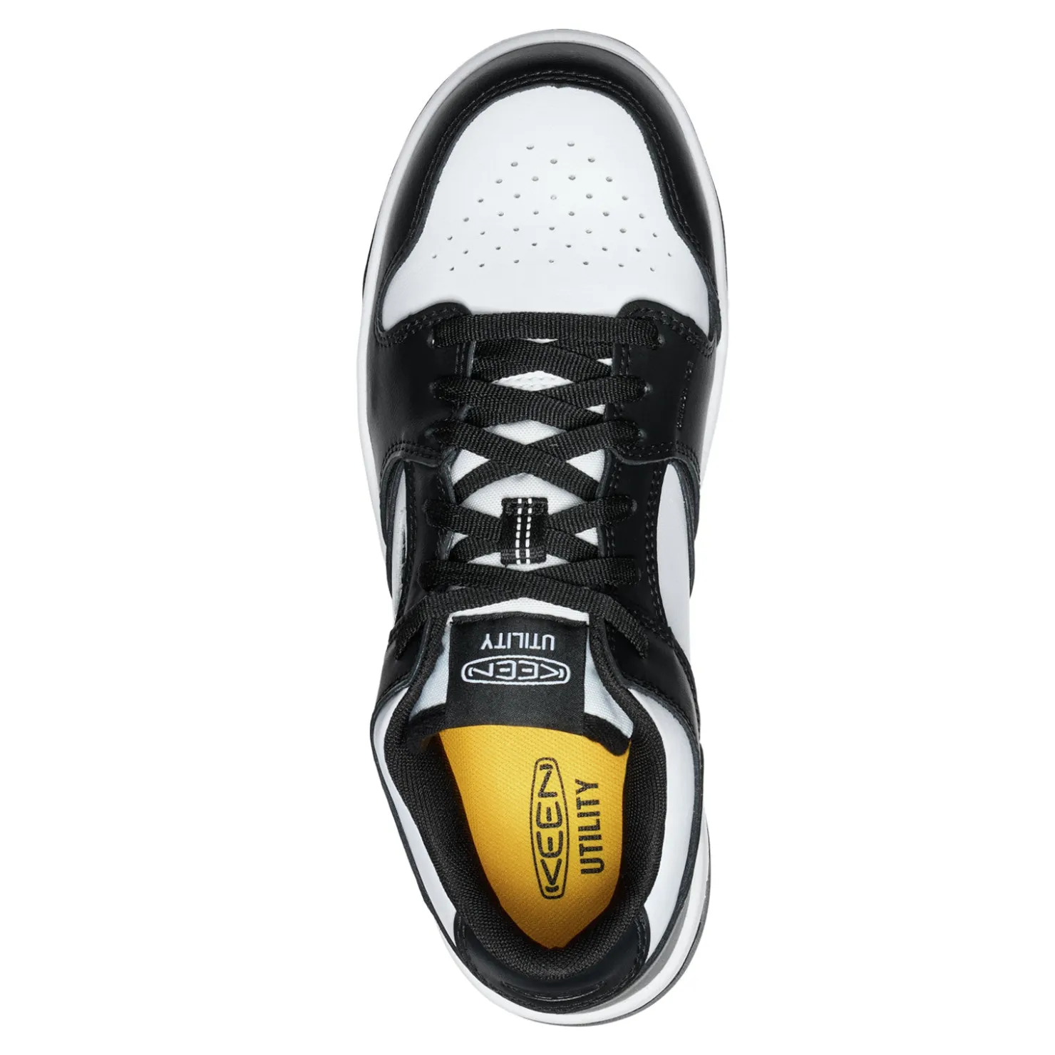 Work & Safety*KEEN Utility Men's , Overton Comp Toe Work Sneaker White/Black