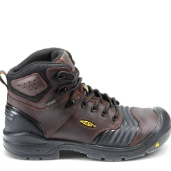 Boots*KEEN Utility Men's , Portland 6 inch Waterproof Boot Dark Earth