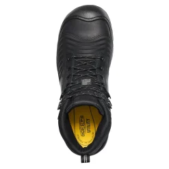 Boots*KEEN Utility Men's , Portland 6 inch Waterproof Boot Black/Black