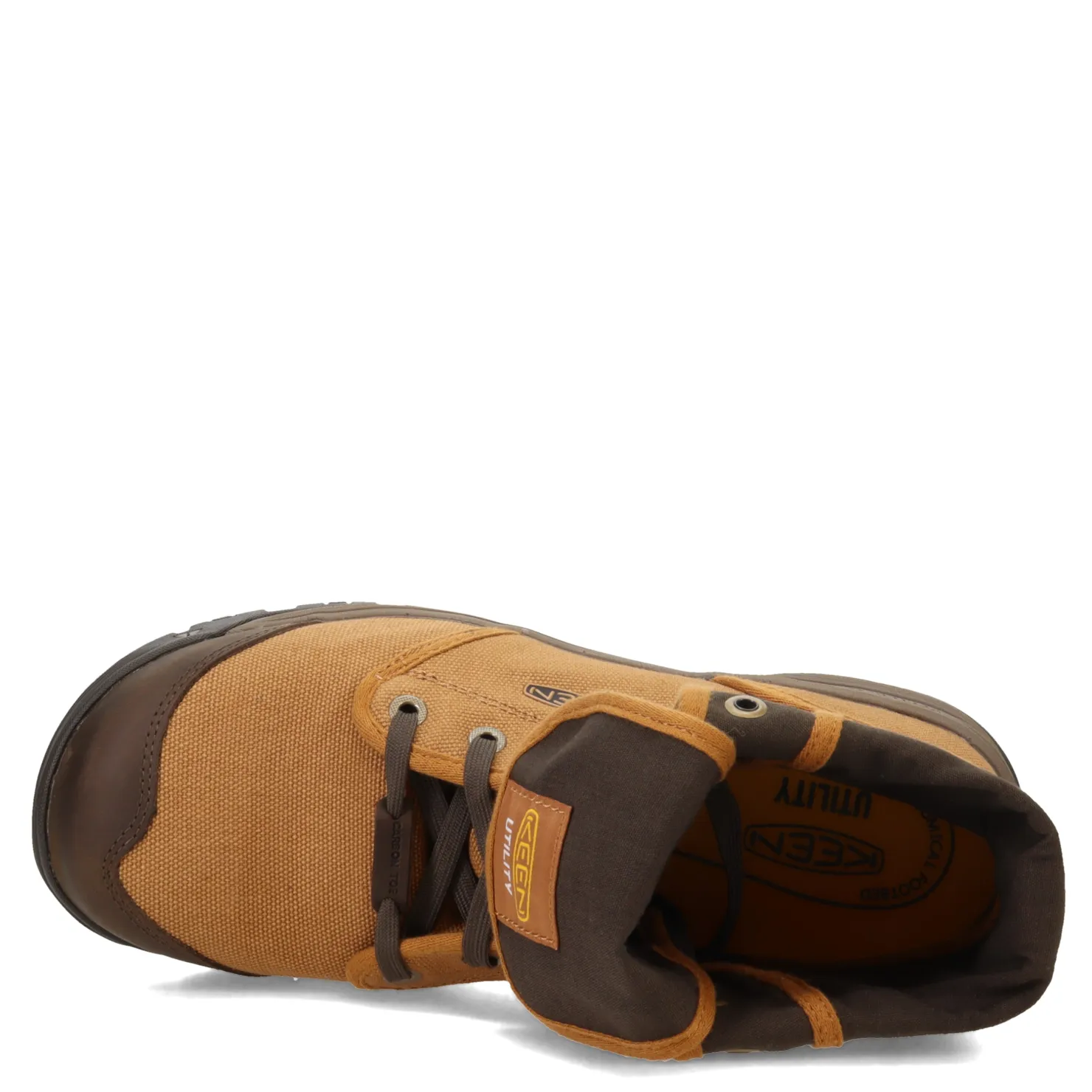 Work & Safety*KEEN Utility Men's , Roswell Mid Carbon Fiber Toe Work Boot Almond/Black Olive