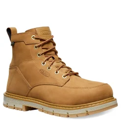 Work & Safety*KEEN Utility Men's , San Jose 6" Waterproof 90° Heel Boot Bistre/Gum