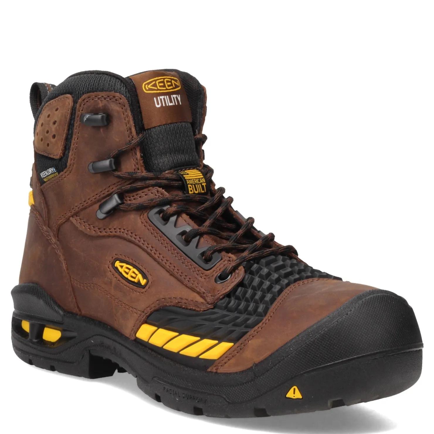 Boots*KEEN Utility Men's , Troy 6 inch CT Waterproof Boot Dark Earth