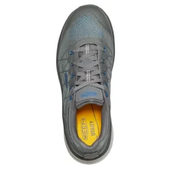 Work & Safety*KEEN Utility Men's , Vista Energy CT Waterproof Work Shoe Steel Grey/Baleine Blue