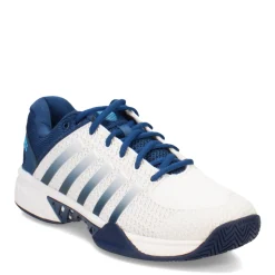 Court*K-Swiss Men's , Express Light Pickleball Shoe Blue Opal/White/Cyan Blue