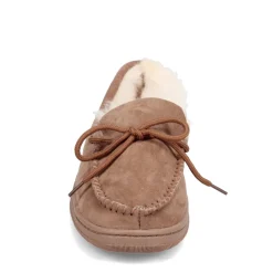 Slip-On Shoes*Lamo Men's , Doubleface Moccasin Slipper Chestnut