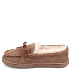 Slip-On Shoes*Lamo Men's , Doubleface Moccasin Slipper Chestnut