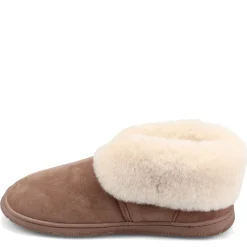 Slippers*Lamo Men's , Doubleface Slipper Chestnut