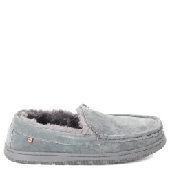 Slippers*Lamo Men's , Harrison Moc Charcoal