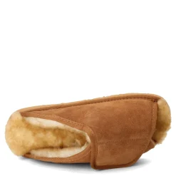 Slippers*Lamo Men's , Wrap Slipper Chestnut