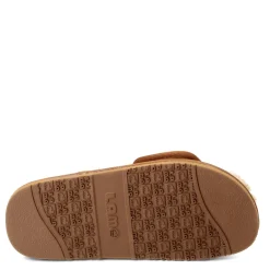 Slippers*Lamo Men's , Wrap Slipper Chestnut