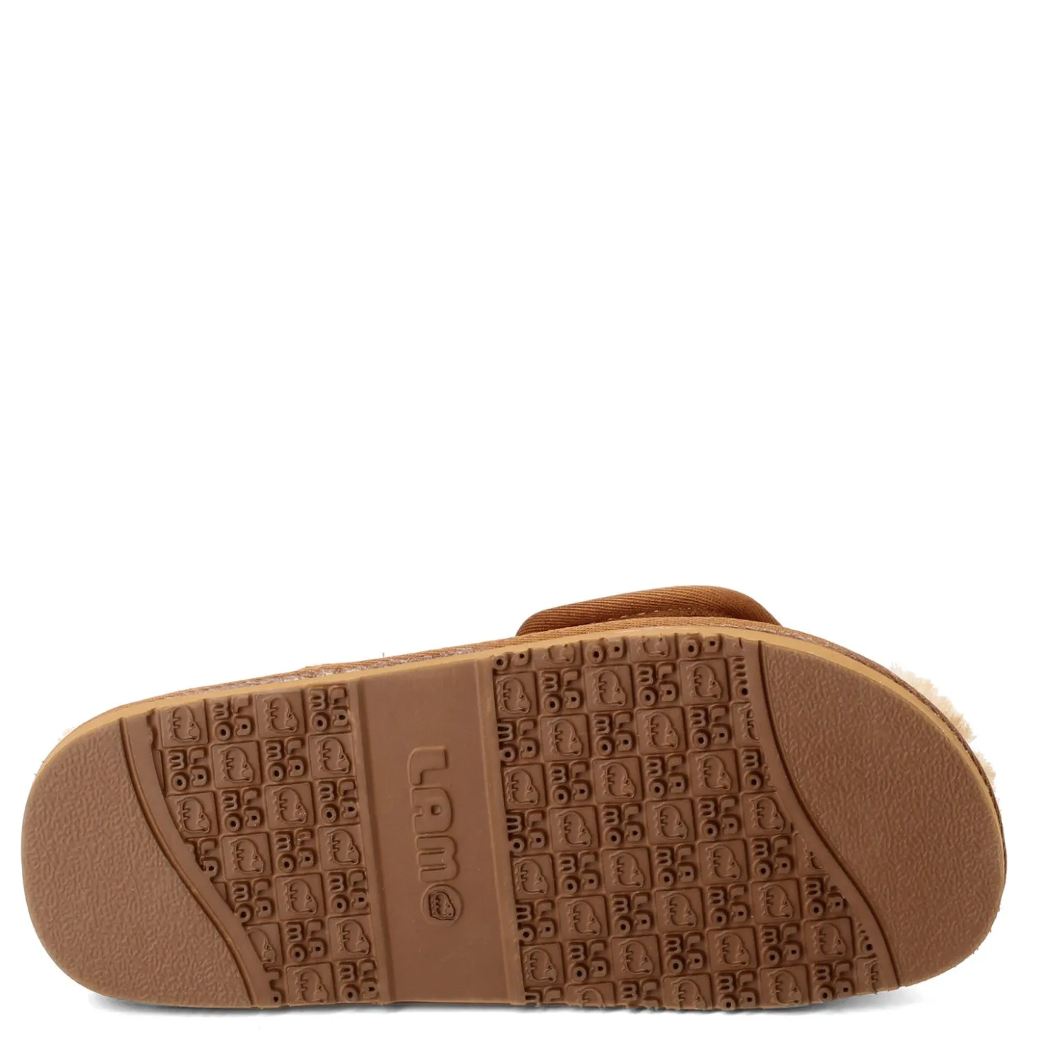 Slippers*Lamo Men's , Wrap Slipper Chestnut