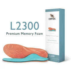 Insoles*Aetrex Men's Lynco by , Premium Memory Foam Orthotics Transparent