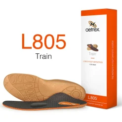 Insoles*Aetrex Men's Lynco by , Train Orthotics with Metatarsal Support Transparent