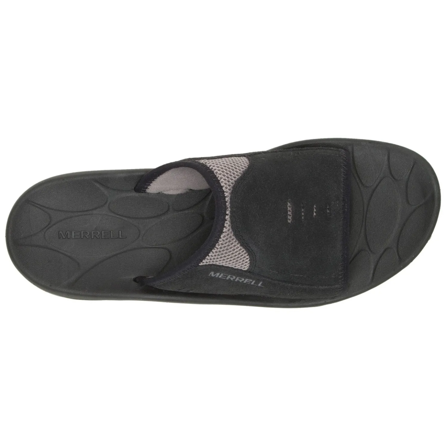 Slides*Merrell Men's , Huntington Leather Slide Sandal Black Leather