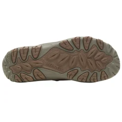 Slides*Merrell Men's , Huntington Leather Slide Sandal Earth Leather