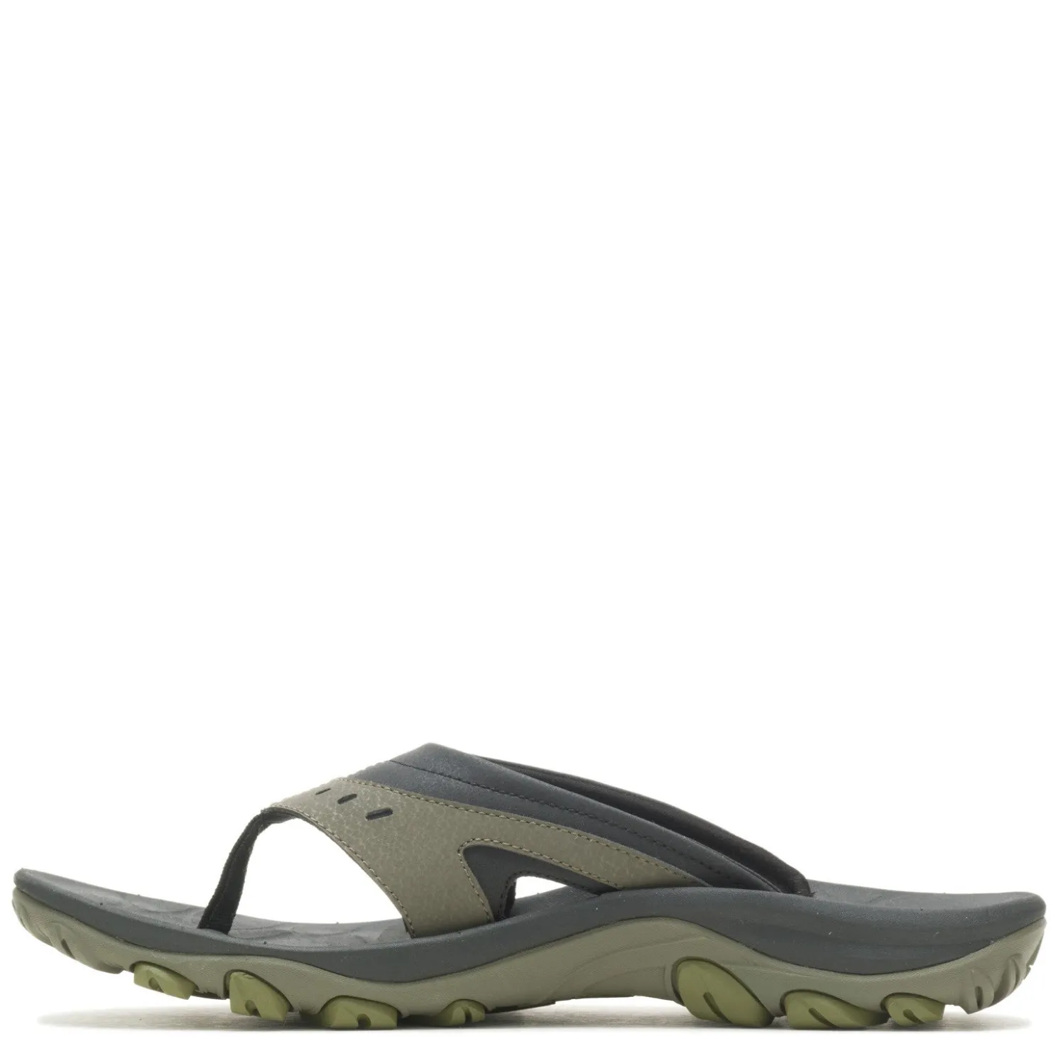 Flip Flops*Merrell Men's , Huntington Sport Flip Sandal Olive