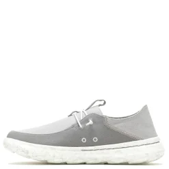 Slip-On Shoes*Merrell Men's , Hut Moc Canvas Slip-On Grey