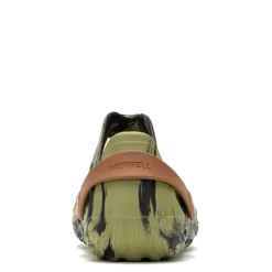 Sandals*Merrell Men's , Hydro Moc Water Shoe Black/Mosstone